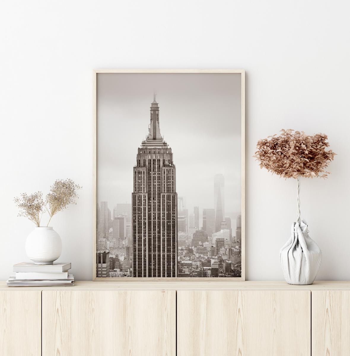 Bildverkstad Empire State Building Poster