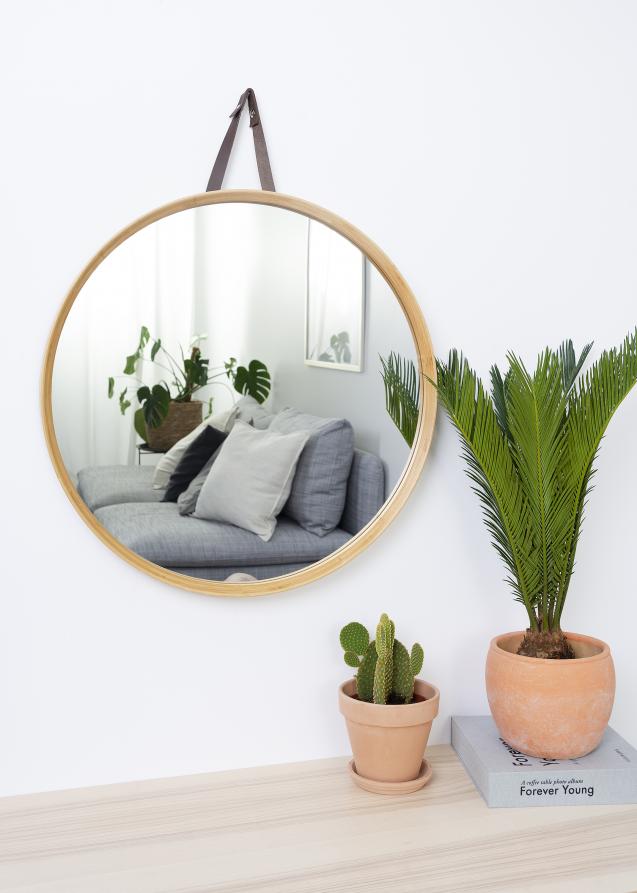 Hübsch Spiegel Bamboe 60 cm Ø