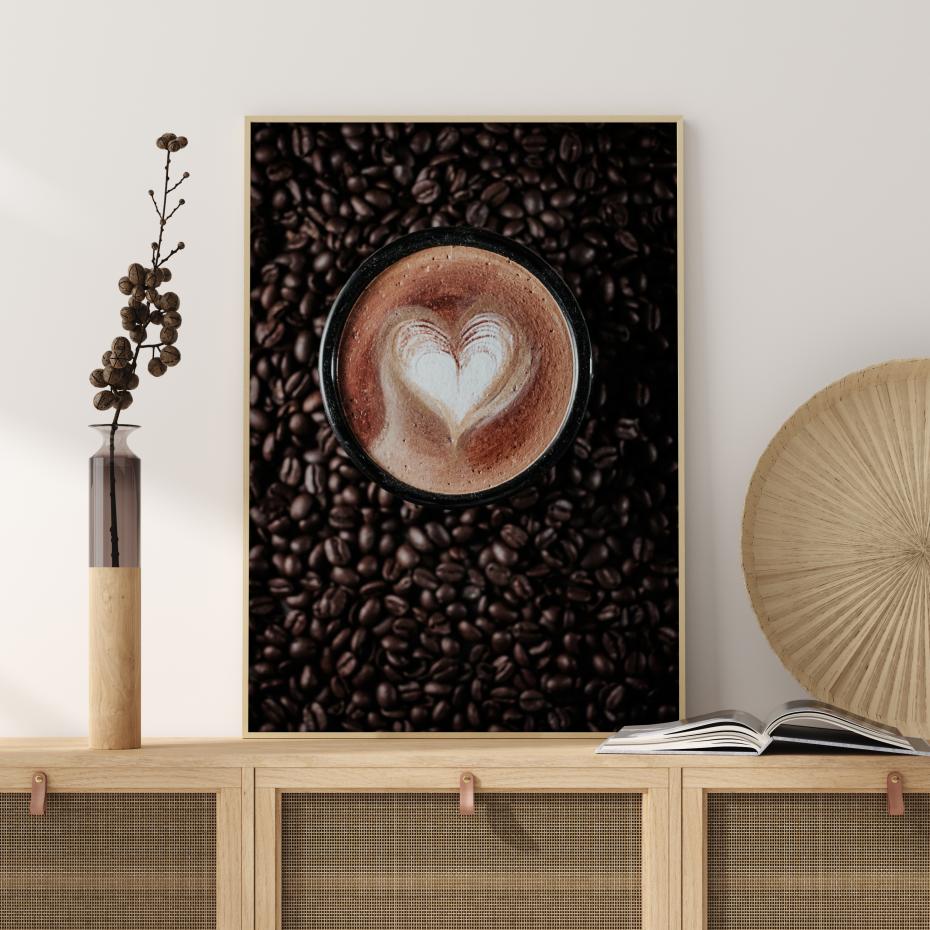 Bildverkstad Love Latte Poster