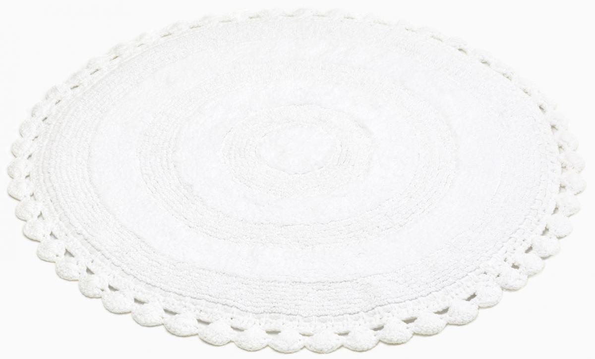 Classic Textiles of Sweden Badmat Rimini - Wit 70 cm Ø