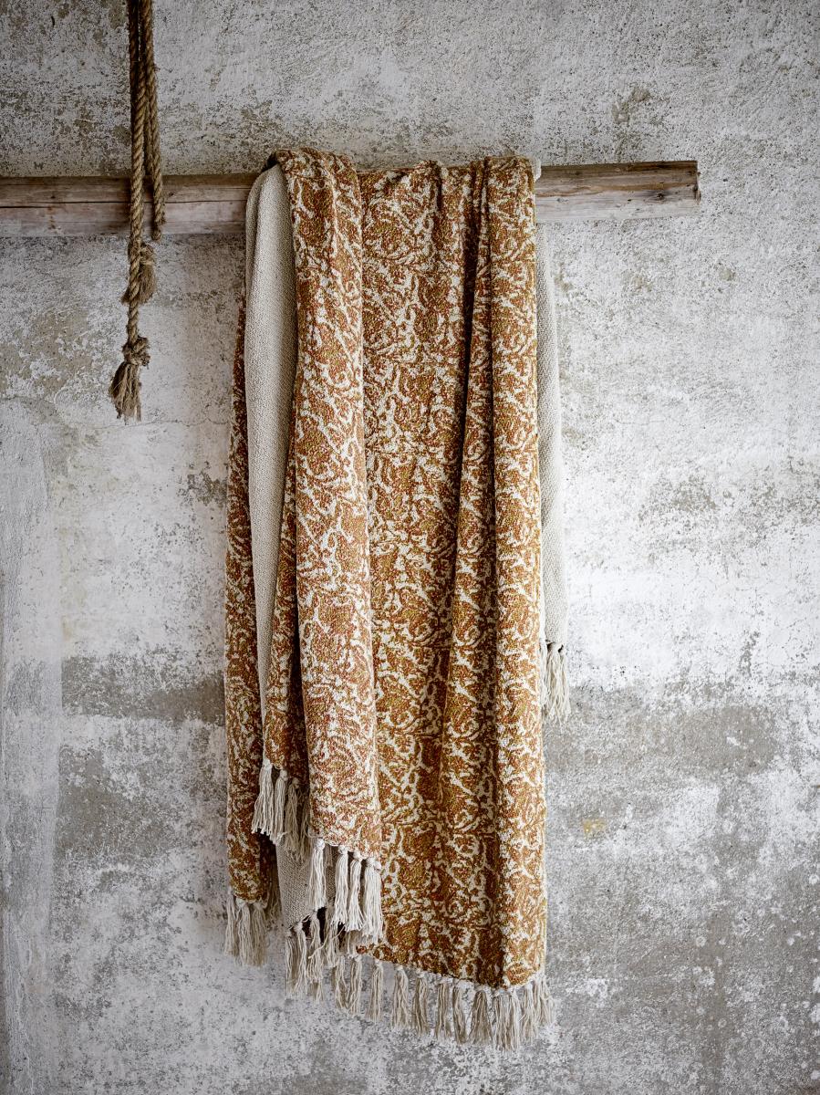 Bloomingville Plaid Cianna - Bruin 130x160 cm
