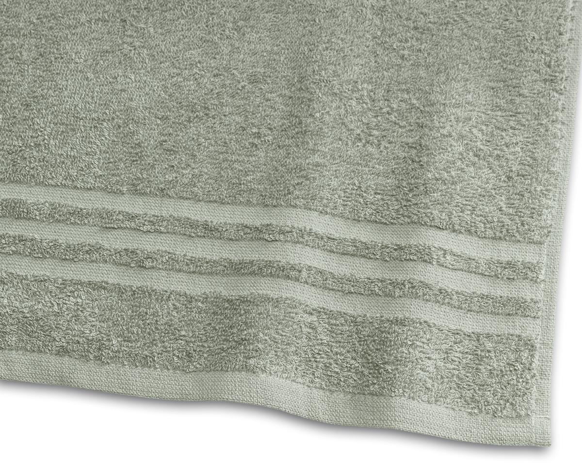 Borganäs of Sweden Handdoek Basic Badstof - Groen 50x70 cm