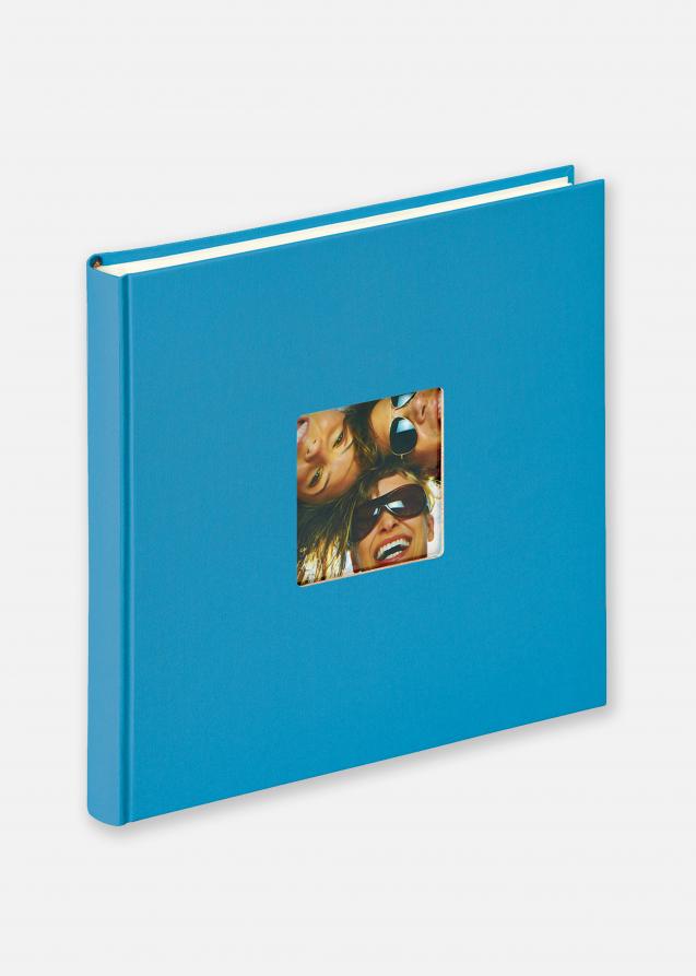 Walther Fun Album Zeeblauw - 26x25 cm (40 Witte zijden / 20 bladen)