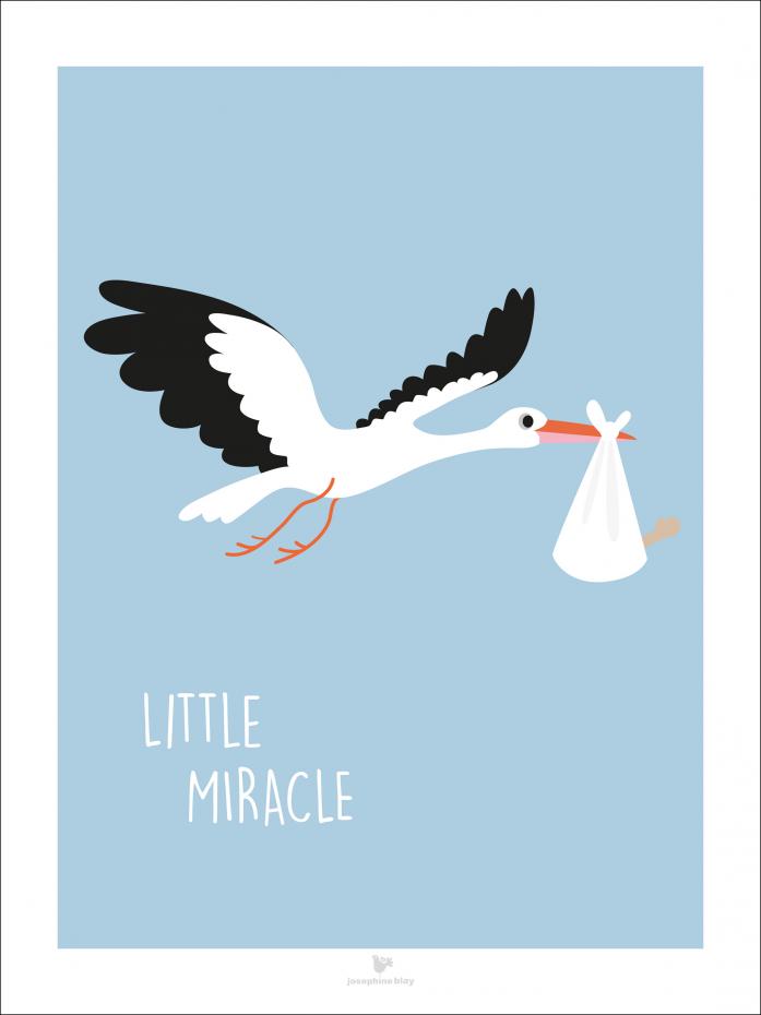 Bildverkstad Little miracle - Blue Poster