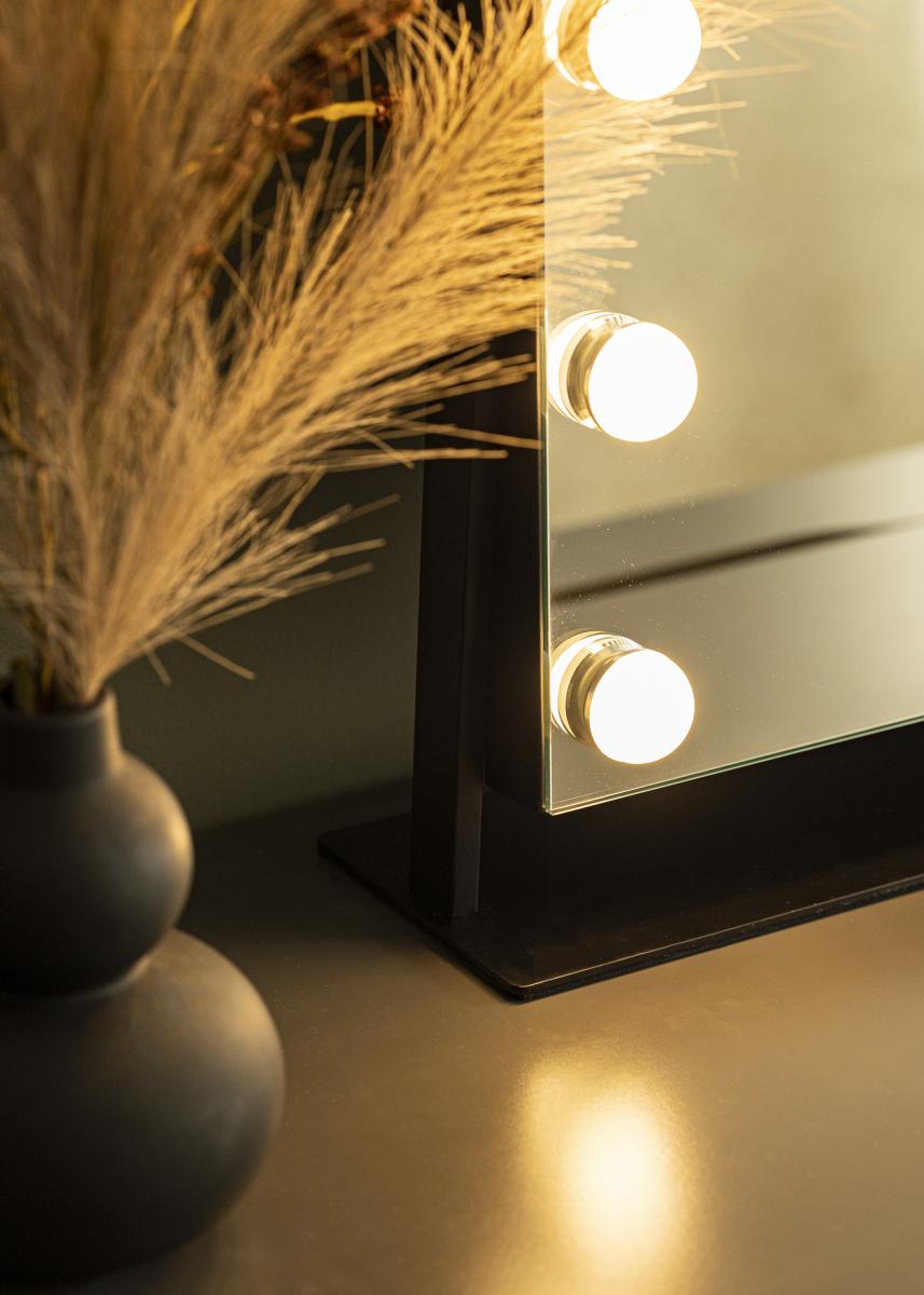 KAILA KAILA Make-up spiegel Soft Corner LED Zwart 60x52 cm
