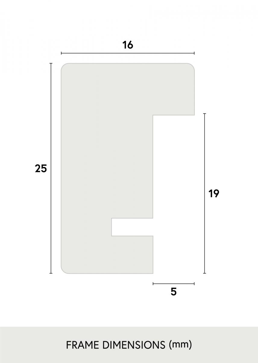 Nielsen Fotolijst Nielsen Premium Quadrum Sneeuwwit 40x40 cm