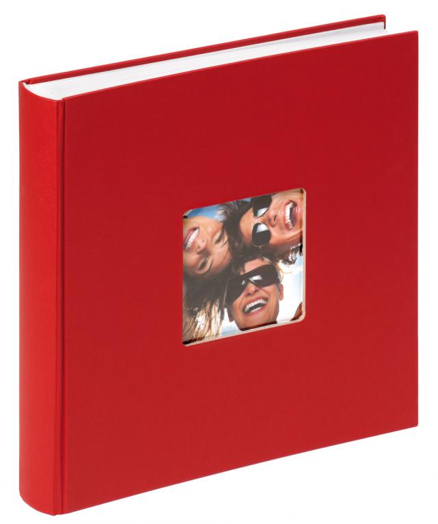 Walther Fun Album Rood - 30x30 cm (100 Witte zijden / 50 bladen)