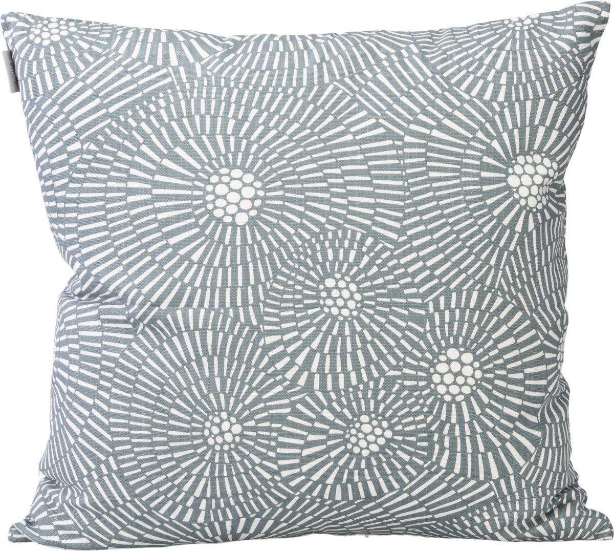 Spira of Sweden Kussensloop Virvelvind - Gedimd blauw 50x50 cm