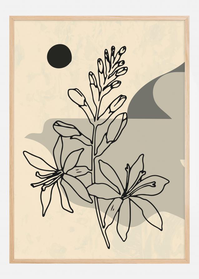Bildverkstad Abstract Flower 1 Poster