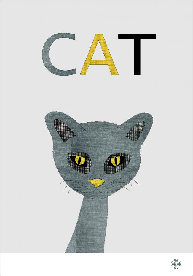 Bildverkstad Fabric cat Poster