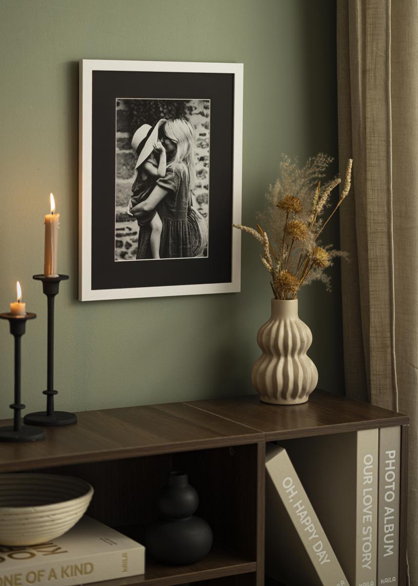 Artlink Passe-partout Zwart Standaard (Witte kern) 40x50 cm (28,7x41 - A3)