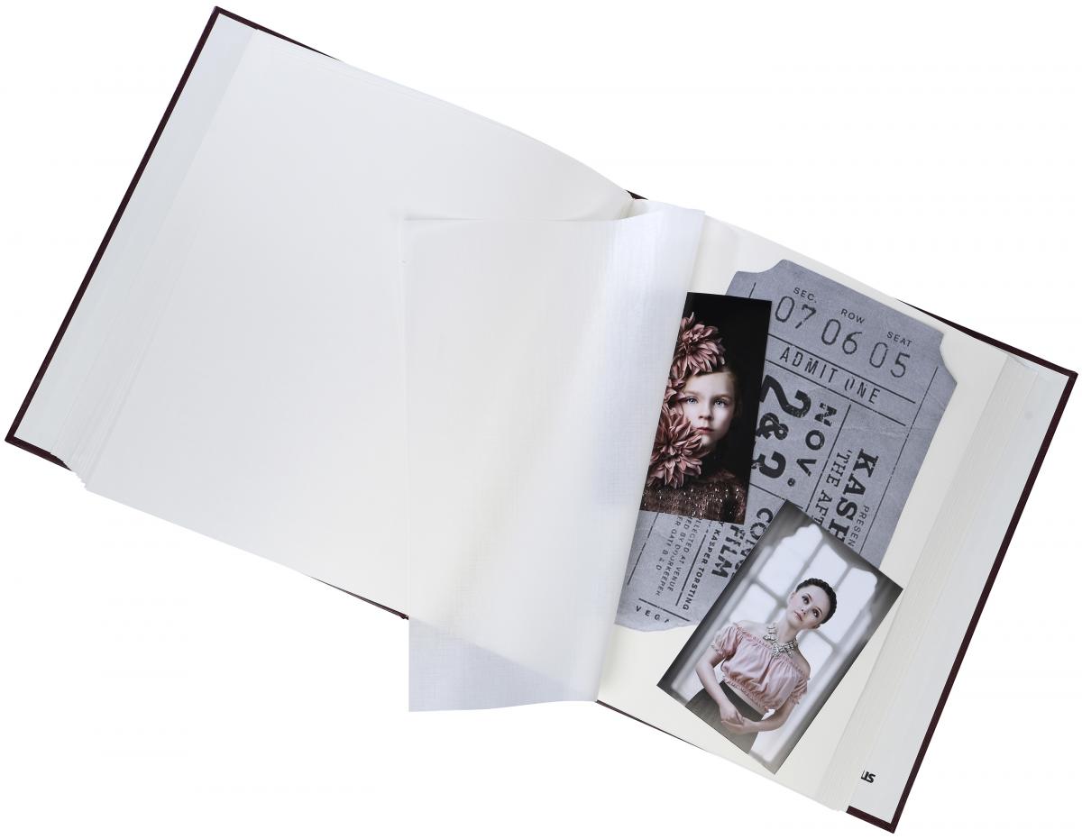 Focus Exclusive Line Maxi Album Wijnrood 30x33 cm (100 Witte zijden / 50 bladen)
