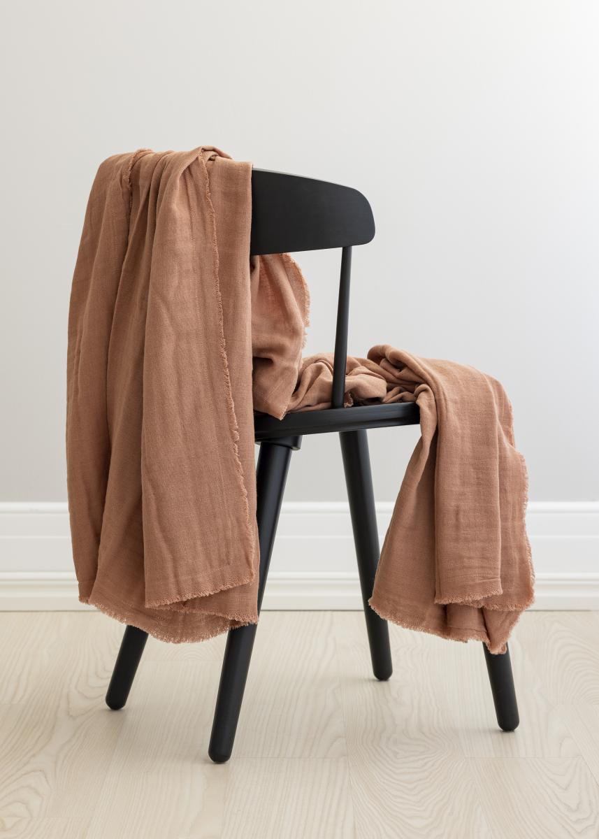 IB Laursen Plaid Dubbel geweven - Oud roze 130x170 cm
