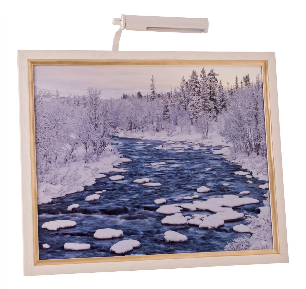 Eklunds metall Eklunds Art 1 voor lijstbreedte 17-40 cm schilderijverlichting - Wit