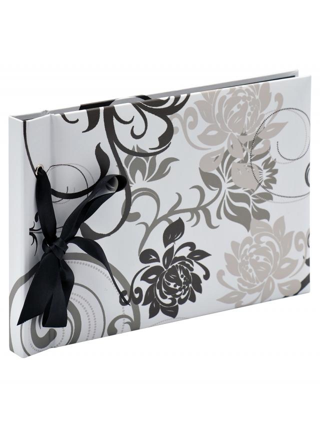 Walther Grindy Fotoalbum Wit - 23,5x16 cm (40 Zwarte zijden / 20 bladen)