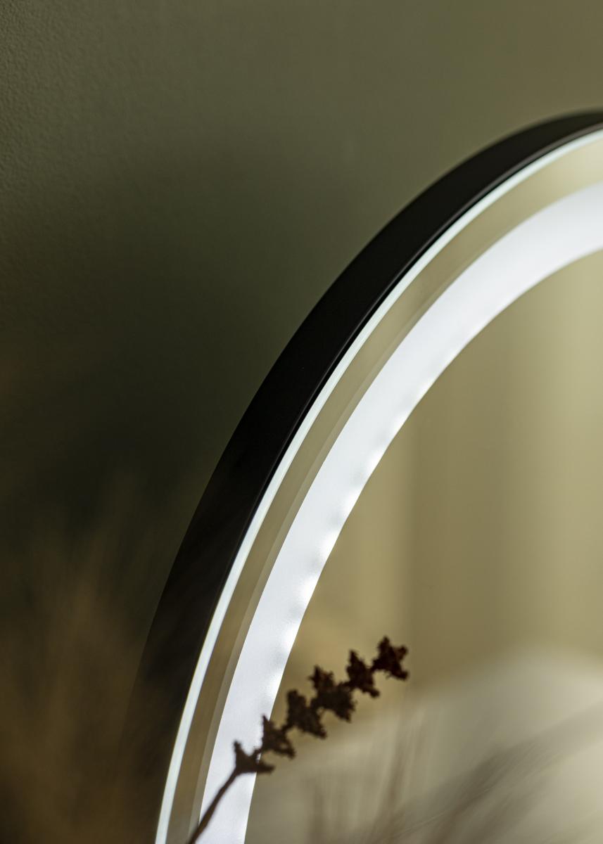 KAILA KAILA Make-up spiegel Round LED Zwart 50 cm Ø