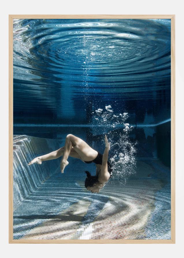 Bildverkstad Swimming Inside Poster