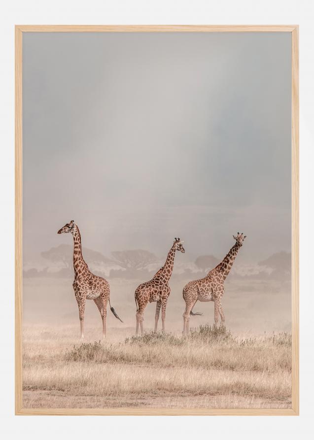 Bildverkstad Weathering The Amboseli Dust Devils Poster
