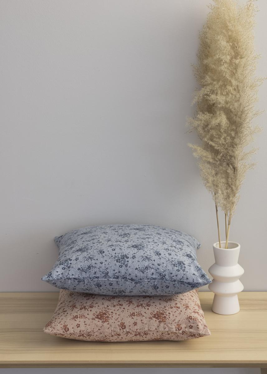 Boel&Jan Kussensloop Sweet Flower - Blauw 45x45 cm