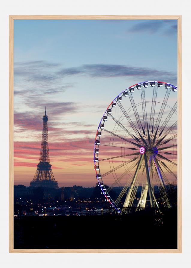 Bildverkstad Paris Wheel Poster
