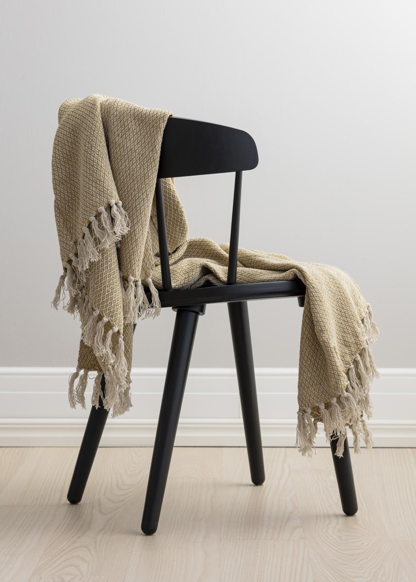 Svanefors Anton Plaid Oker/wit 125x150 cm