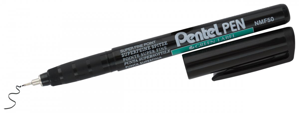 Estancia Pentel NMF50-A - Zwarte Albumpen - 0,5 mm