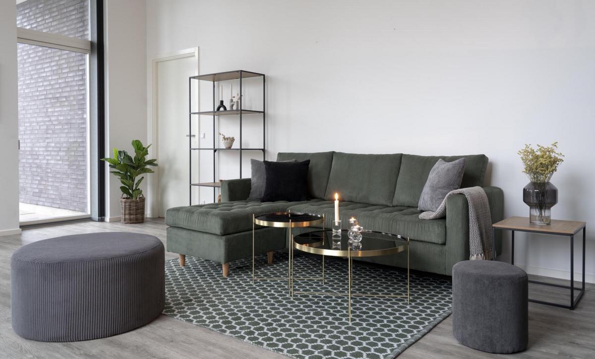 House Nordic Salontafel Venezia 48x48 cm - Messing