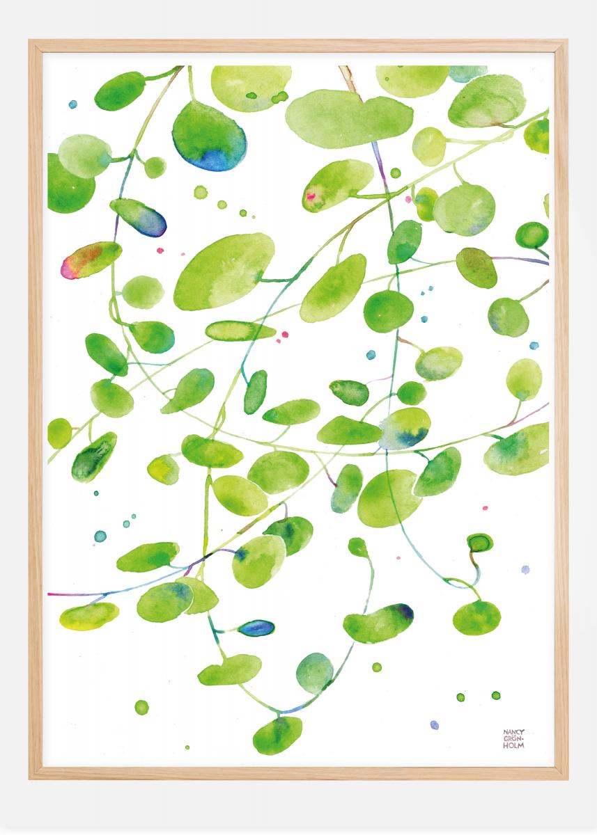 Bildverkstad Green Leaves - Green isle studio Poster
