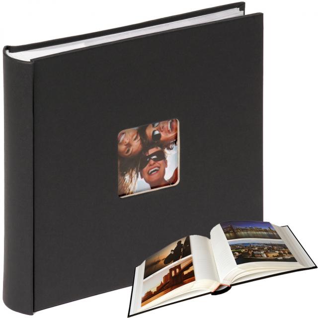 Walther Fun Album Memo Zwart - 200 Foto's van 10x15 cm
