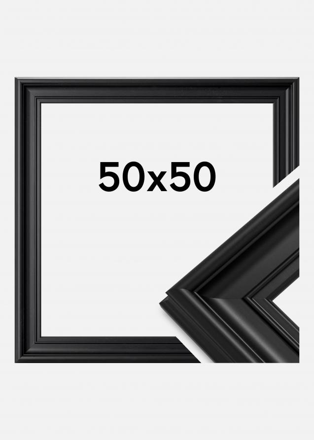 Galleri 1 Fotolijst Mora Premium Acrylglas Zwart 50x50 cm
