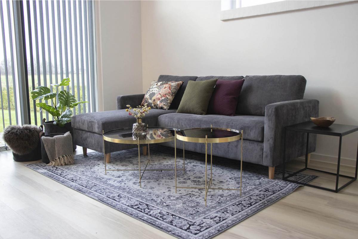 House Nordic Bijzettafel Vita 45x45 cm - Zwart