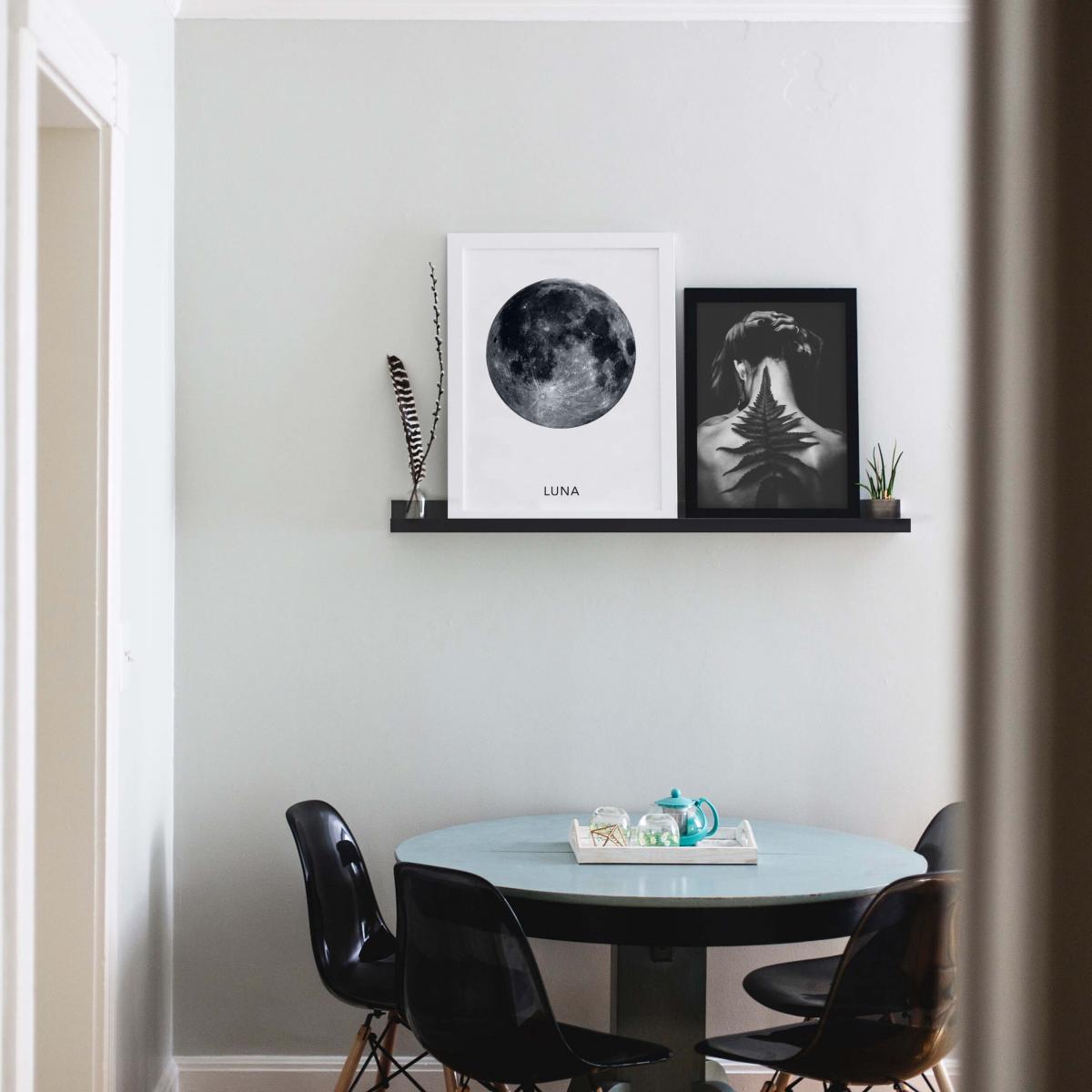 Artlink Fotoplank Zwart 90 cm