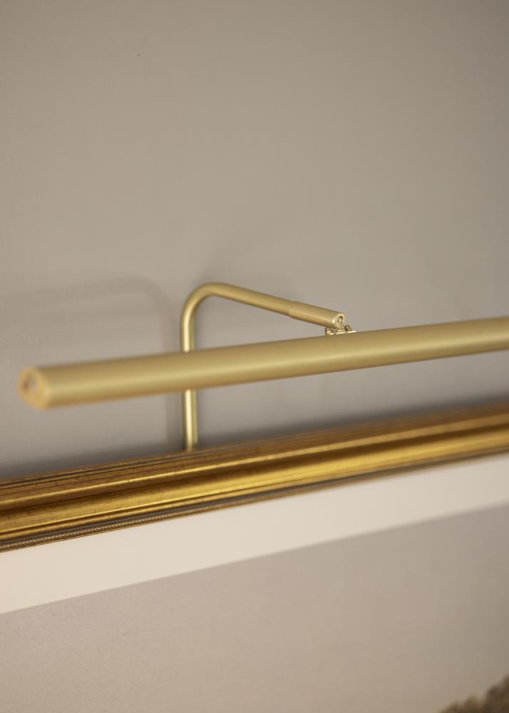 Texa Design Gallery LED 60 cm voor lijstbreedte +90 cm schilderijverlichting - Messing
