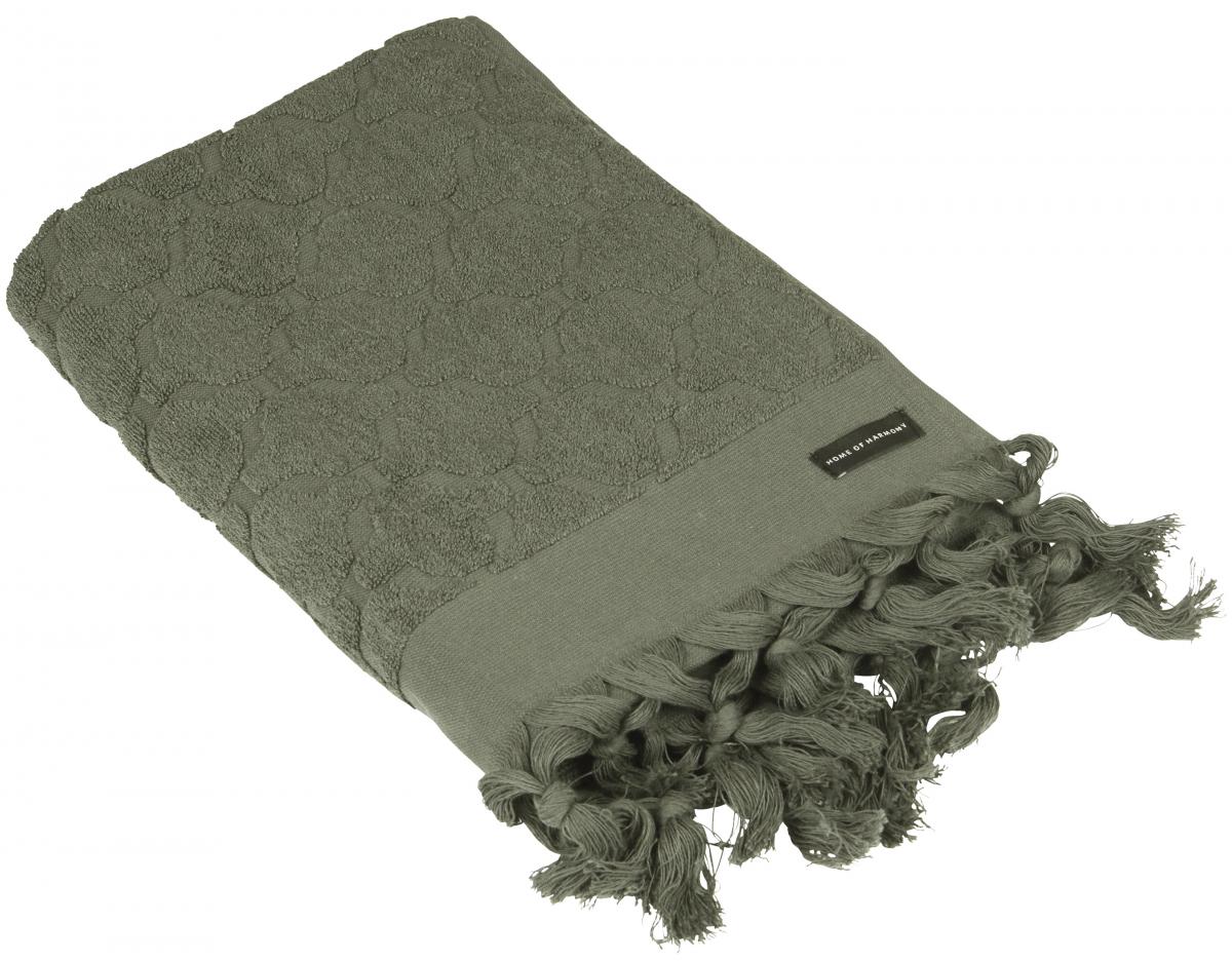 Fondaco Handdoek Miah - Agave groen 70x140 cm