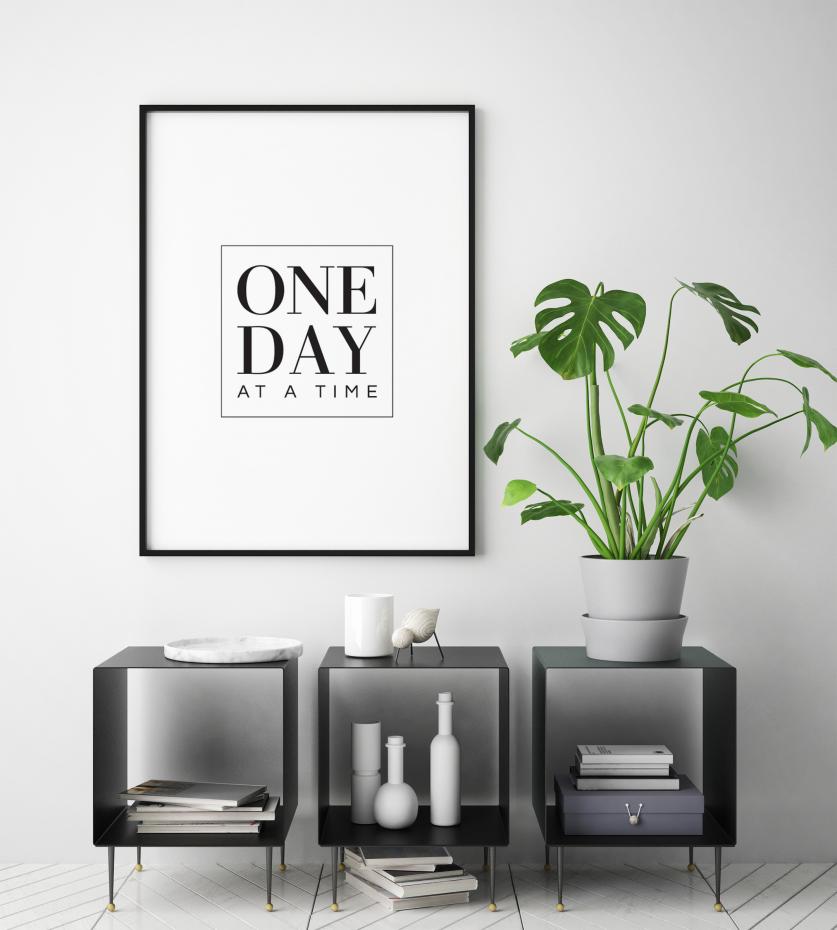 Bildverkstad One day at a time Poster
