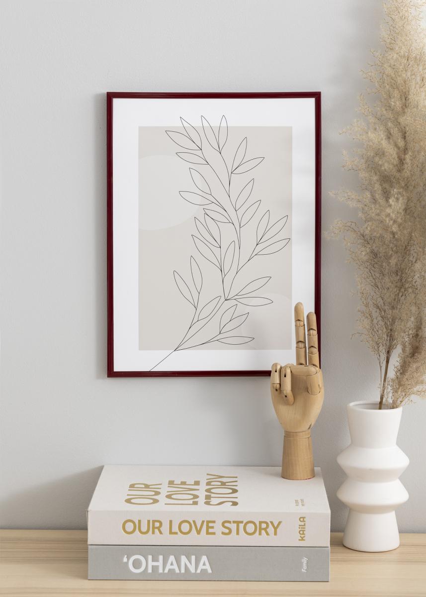 Walther Fotolijst New Lifestyle Acrylglas Donkerrood 50x70 cm