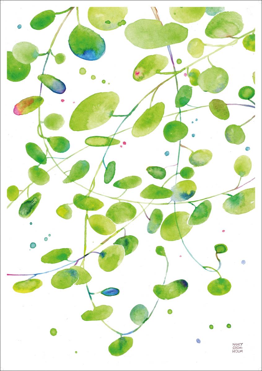 Bildverkstad Green Leaves - Green isle studio Poster