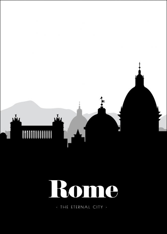 Bildverkstad Rome Skyline Poster
