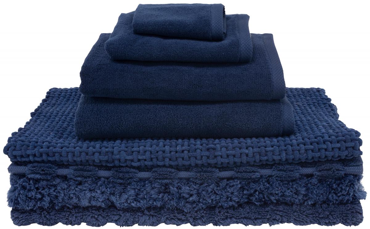 Norvi Group Badmat Dot - Zeeblauw 60x100 cm