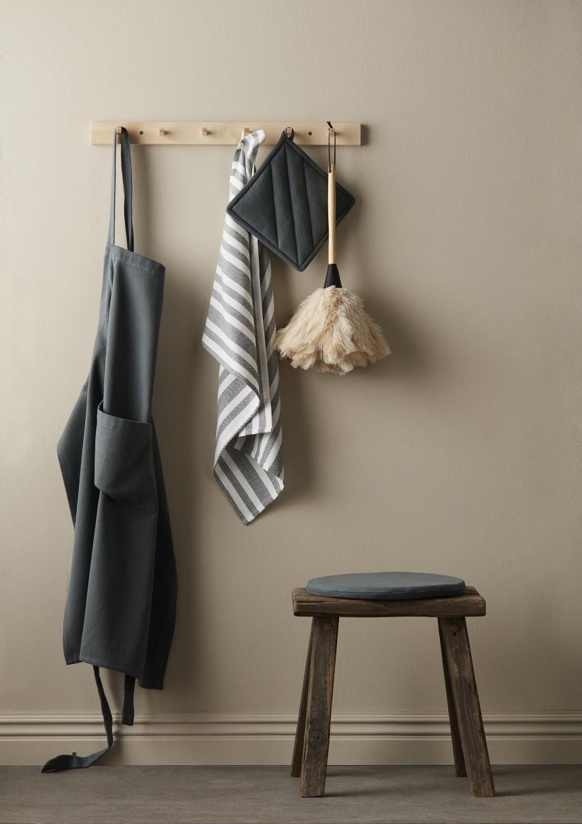 Svanefors Keukenhanddoek Alba - Grijs 3-pack