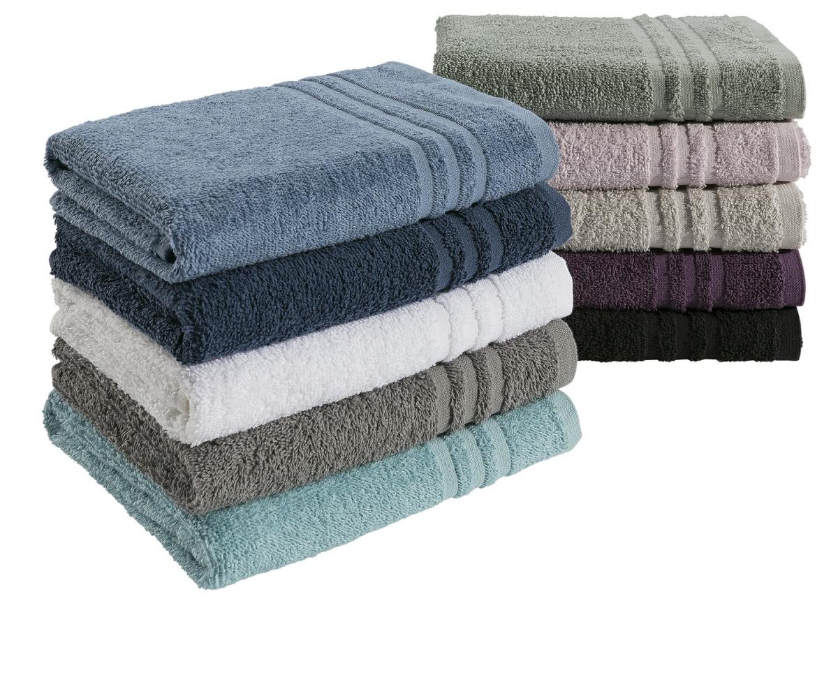 Används ej Badlaken Basic Badstof - Marine blauw 90x150 cm
