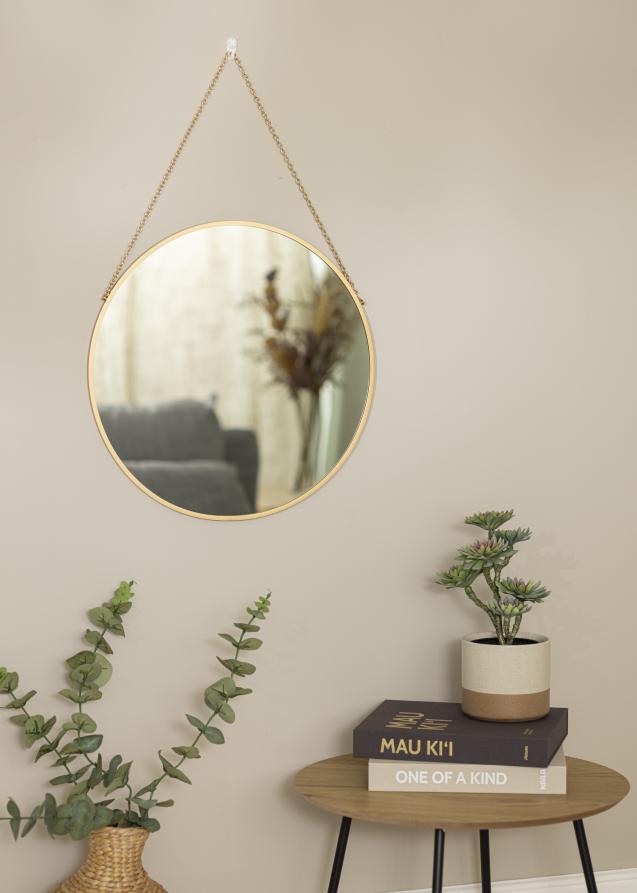 Artlink Ronde Spiegel Modern Goud 51 cm Ø