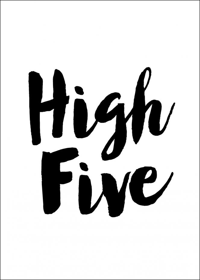 Bildverkstad High Five Poster