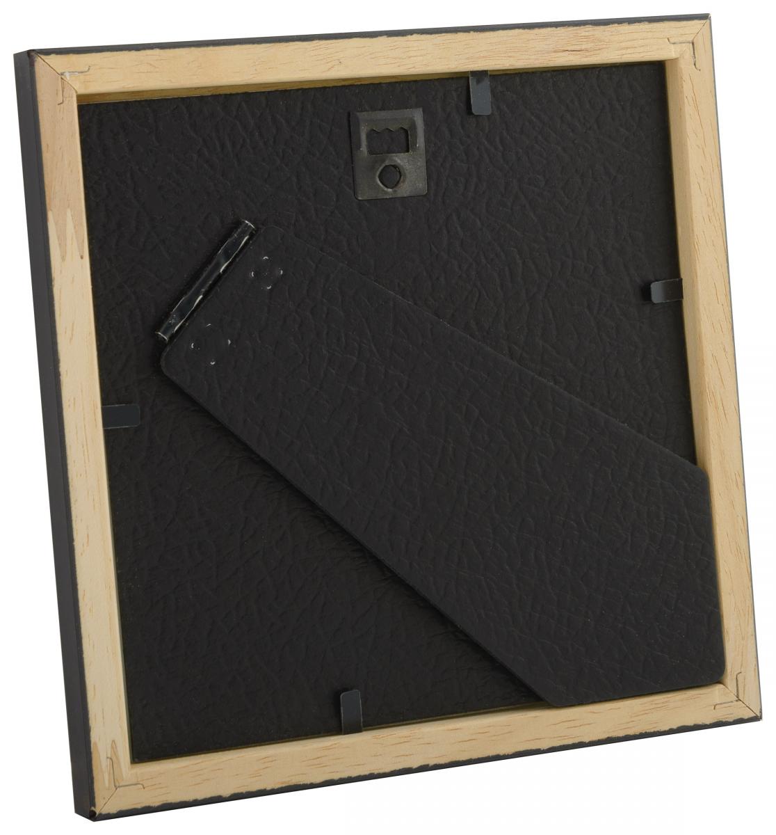 HHC Distribution Fotolijst Slim Mat Ontspiegeld Glas Zwart 15x15 cm