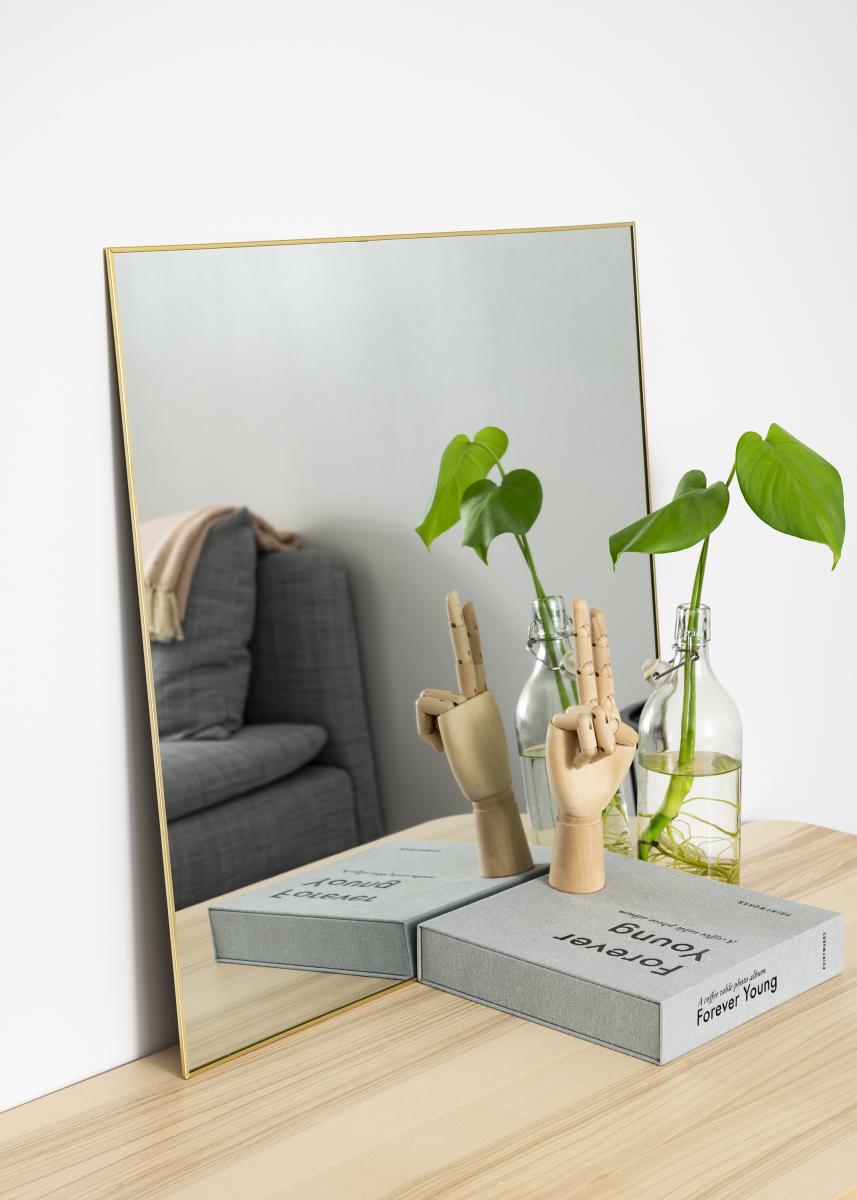 KAILA KAILA Square Mirror - Thin Brass 60x60 cm