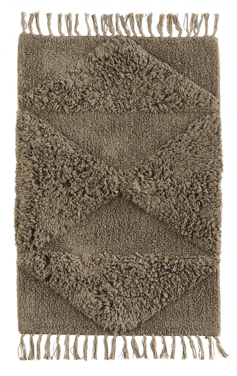 Madam Stoltz Badmat Tuft - Taupe 60x90 cm