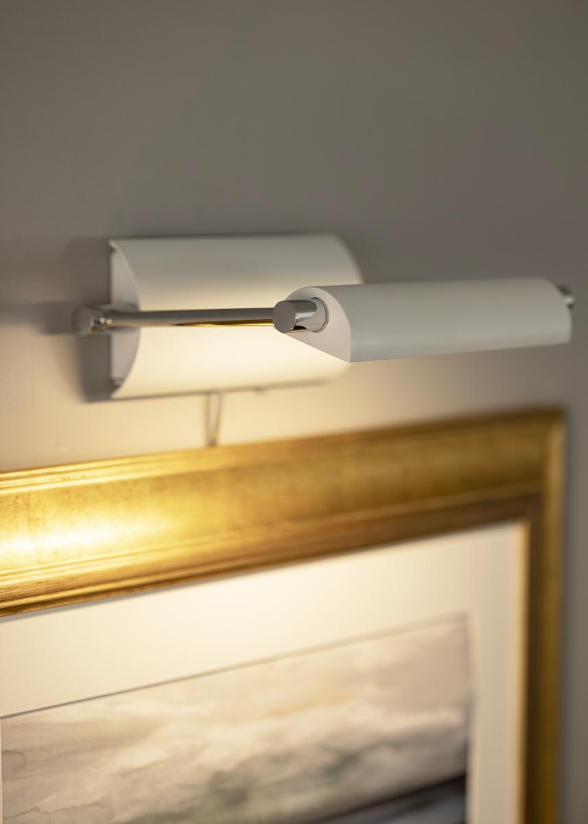 AH Belysning Åmål V787 LED voor lijstbreedte 40-60 cm schilderijverlichting - Wit