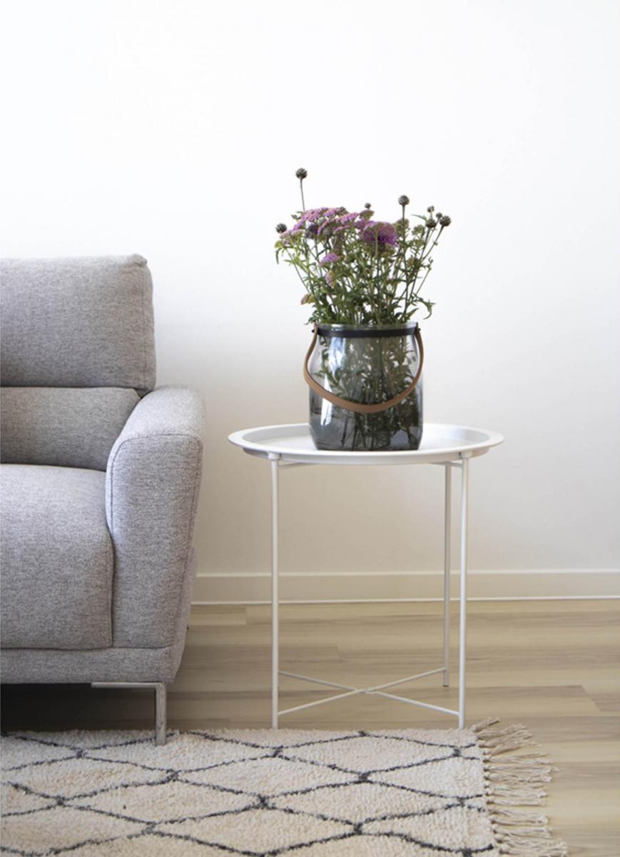 House Nordic Bijzettafel Bastia 46,8x46,8 cm - Wit