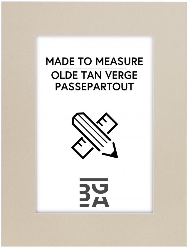 Egen tillverkning - Passepartouter Passe-partout Olde Tan Verge - Op maat gemaakt
