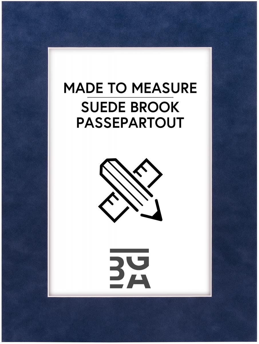 Egen tillverkning - Passepartouter Passe-partout Suede Brook - Op maat gemaakt